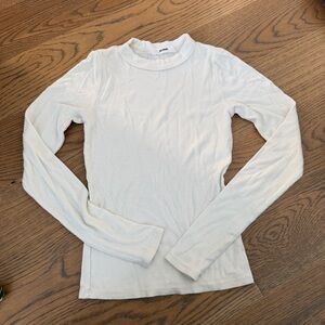 Joah brown ribbed long sleeve
